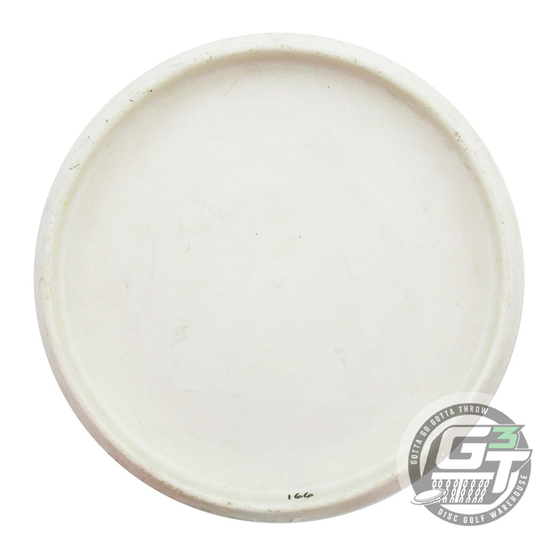 USED Discraft Pro D Zone 166g White Blue Foil Putter Golf Disc