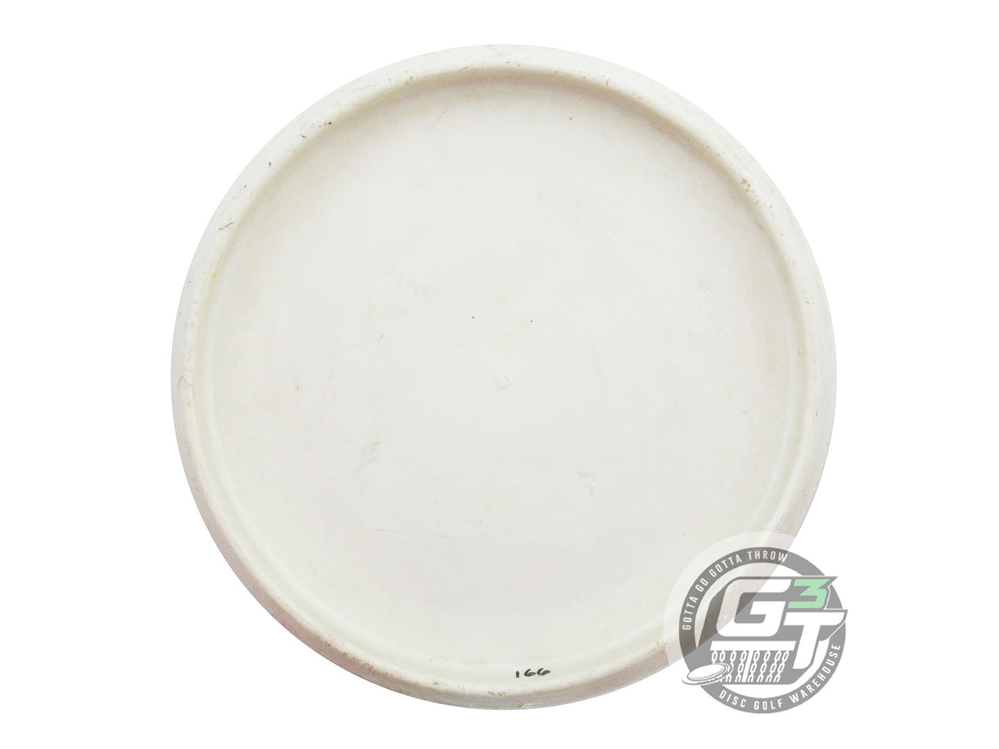 USED Discraft Pro D Zone 166g White Blue Foil Putter Golf Disc