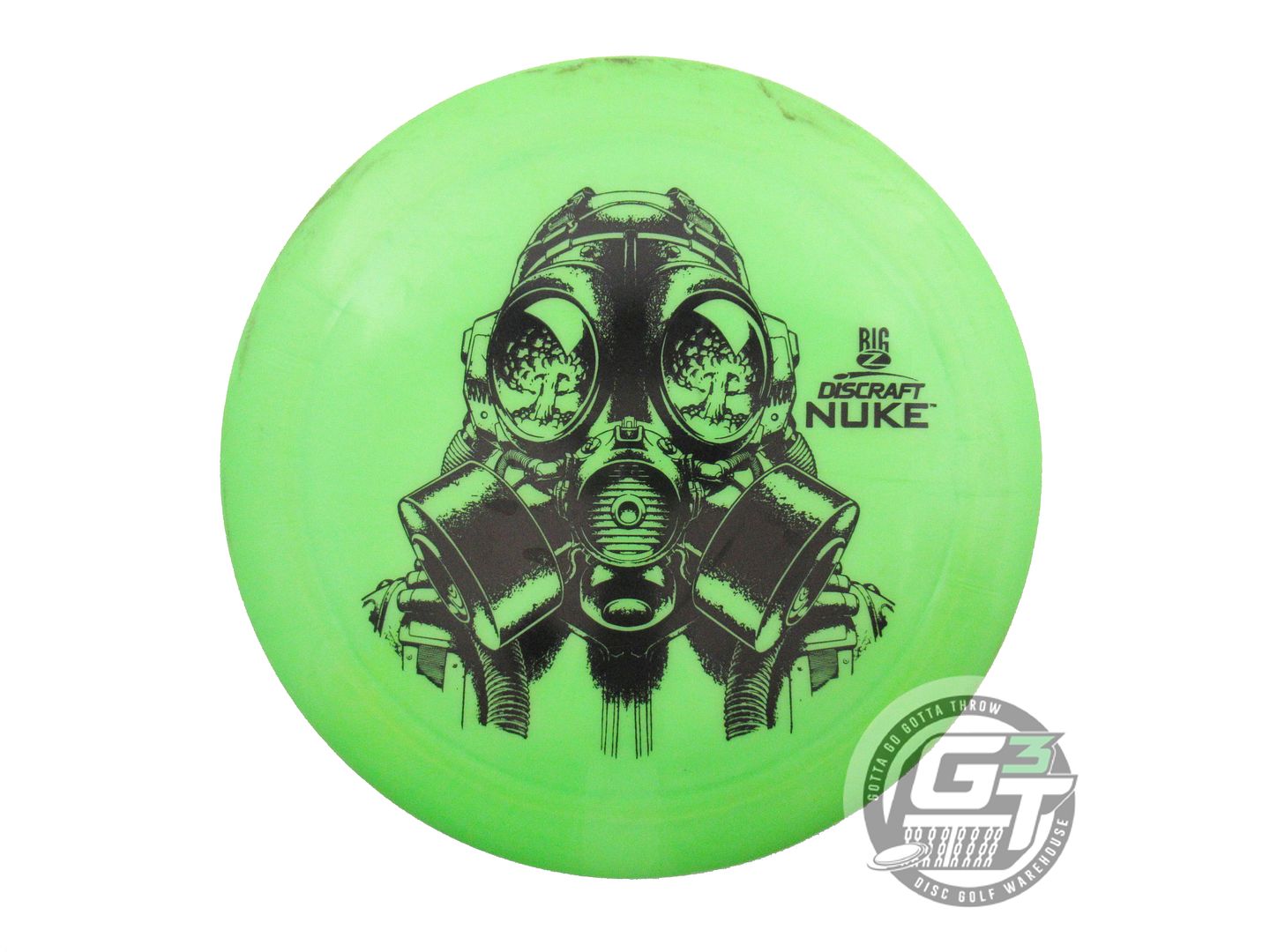 USED Discraft Big Z Nuke 175g Green Black Stamp Distance Driver Golf Disc