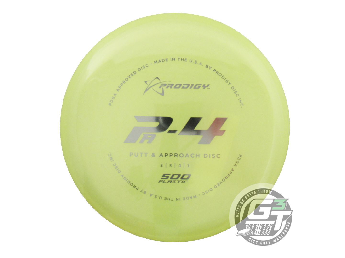 Prodigy 500 Series PA4 Putter Golf Disc (Individually Listed) - Gotta Go Gotta Throw