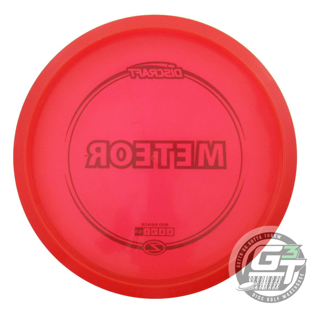 USED Discraft Z Meteor 179g Red Purple Stamp Midrange Golf Disc