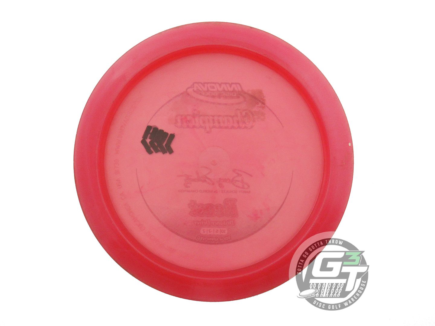 USED Innova Champion Beast 175g Red Prism Foil Distance Driver Golf Disc