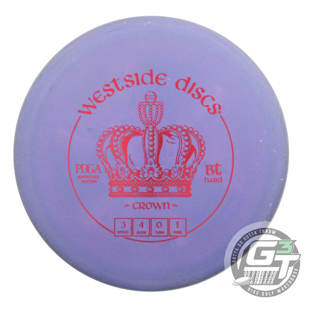USED Westside Discs BT Hard Crown 173g Purple Red Foil Putter Golf Disc
