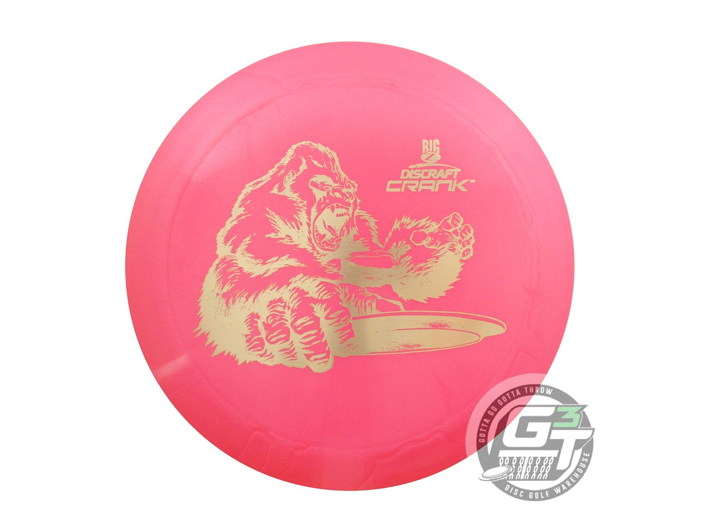 NOS Discraft Big Z Crank 177g Pink Gold Foil Distance Driver Golf Disc