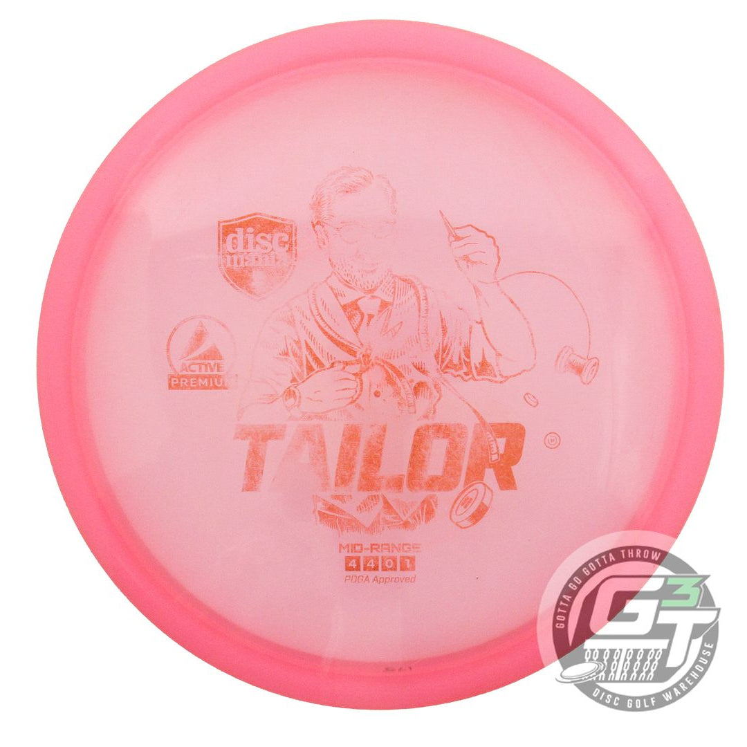 USED DiscMania Active Premium Tailor 175g Pink Orange Foil A Midrange Golf Disc