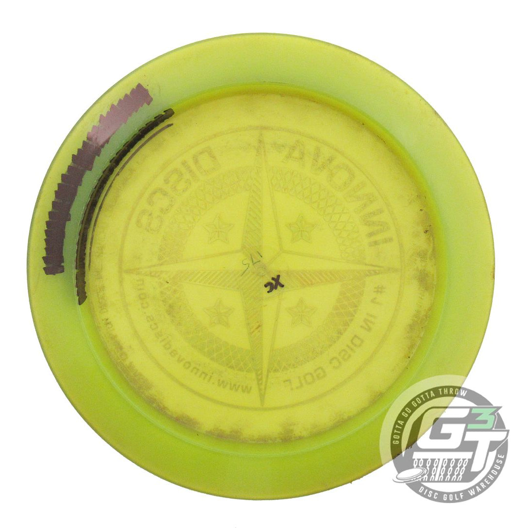 USED Innova FIRST RUN Champion Xcaliber 175g Lime Red Foil Distance Driver Disc