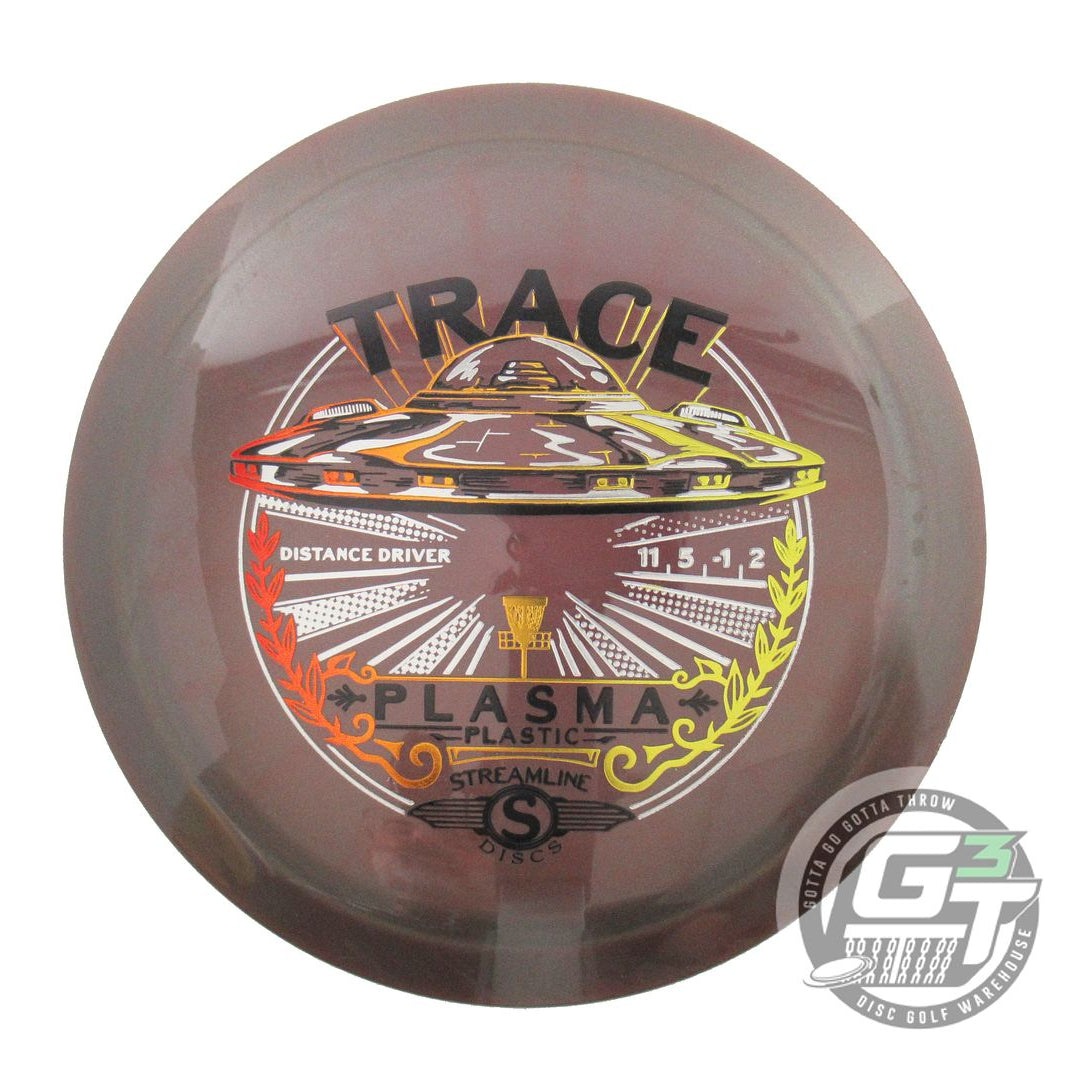 USED Streamline Discs Plasma Trace 173g Dirty Purple Distance Driver Golf Disc