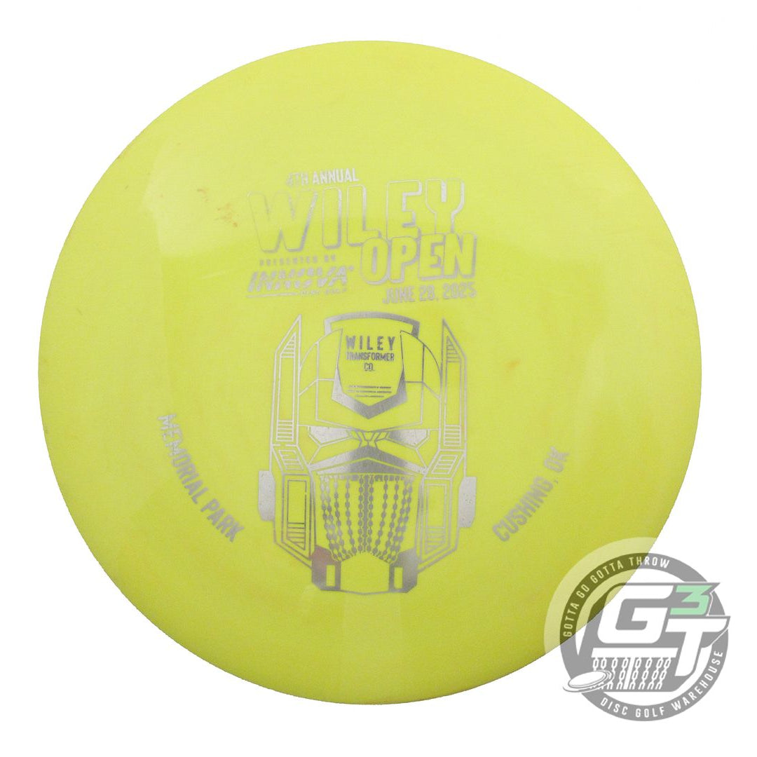 USED Innova Star Gorgon 172g Yellow Silver Foil Distance Driver Golf Disc