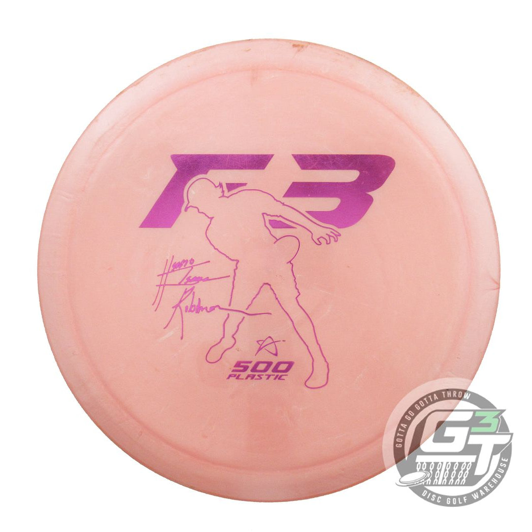 USED Prodigy Discs 500 F3 176g Peach Purple Foil Fairway Driver Golf Disc