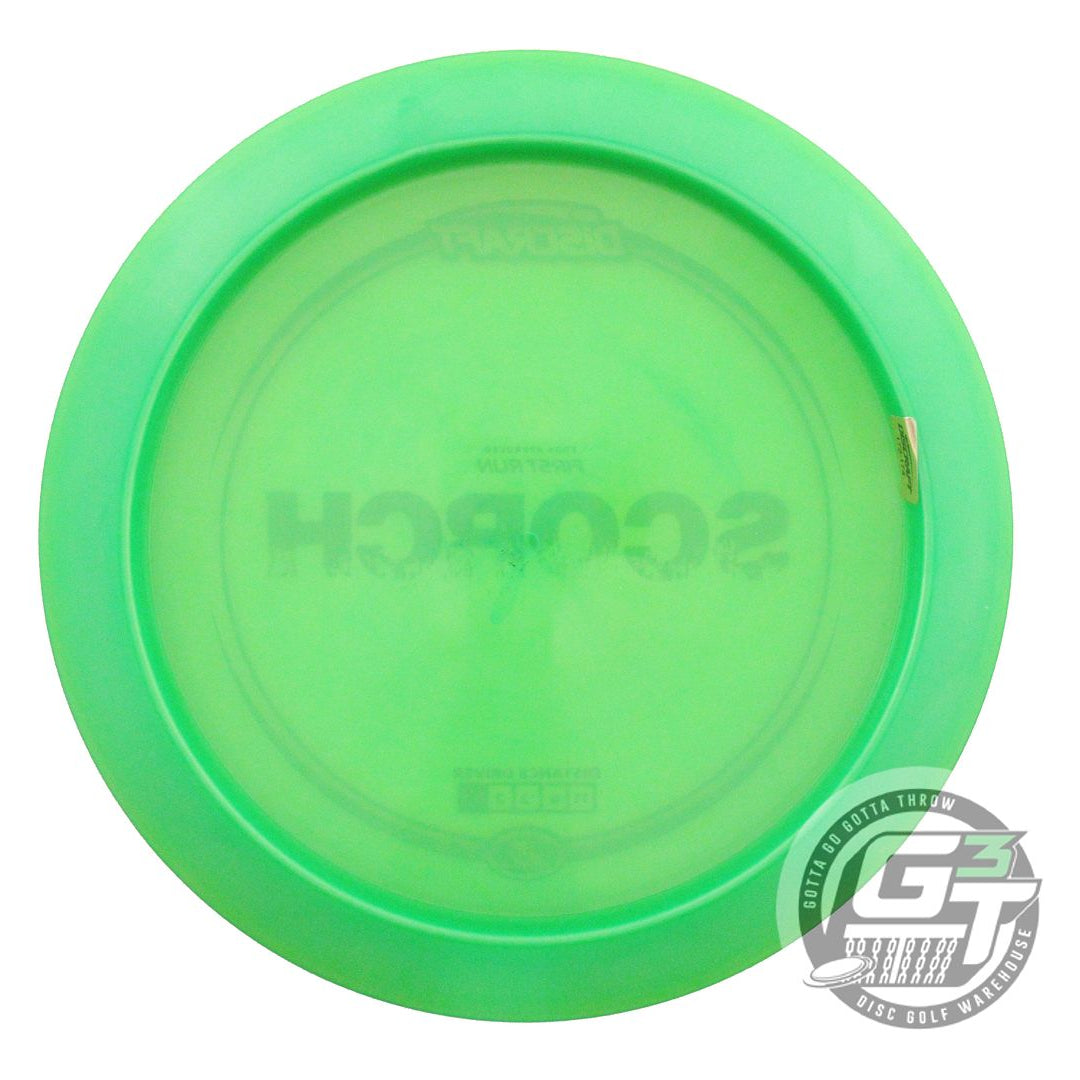 NOS Discraft FIRST RUN Z Scorch 175g Green Magenta Foil Distance Driver Disc