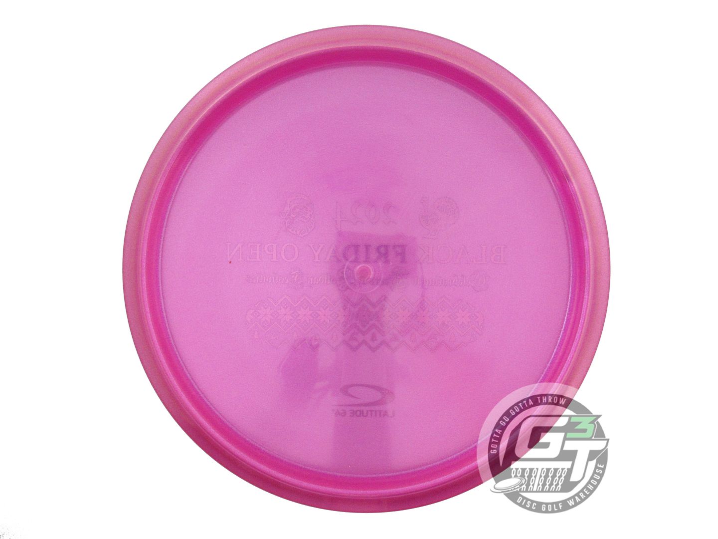 NOS Dynamic Discs Lucid Ice Glimmer Verdict 171g Magenta Midrange Golf Disc