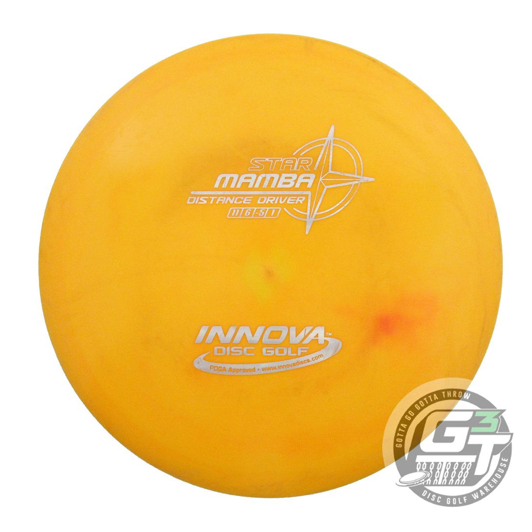 USED Innova Star Mamba 174g Orange Silver Holo Foil Distance Driver Golf Disc