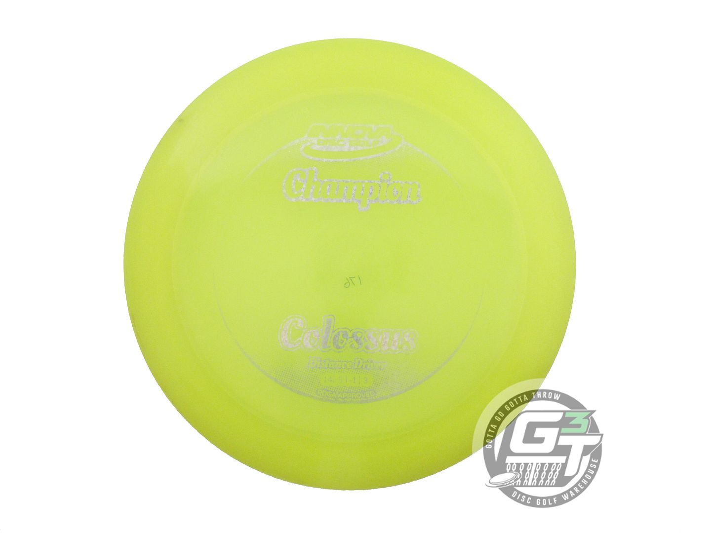 USED Innova Champion Colossus 175g Yellow Holo Star Foil Distance Driver Disc
