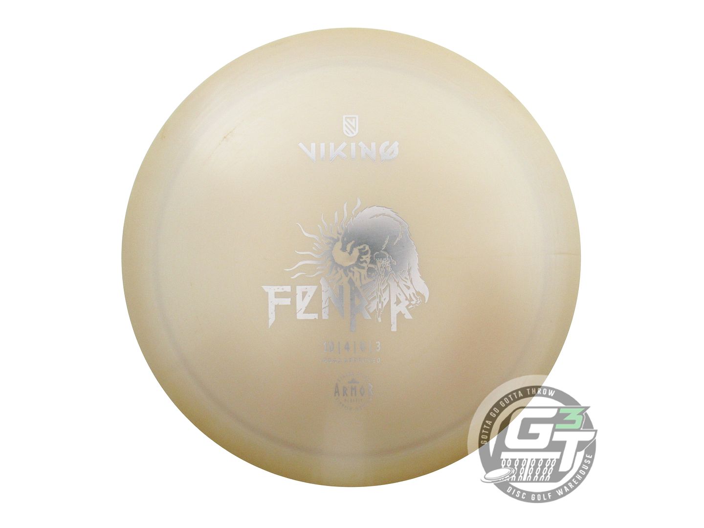 USED Viking Discs Armor Fenrir 173g Gold Silver Foil Distance Driver Golf Disc