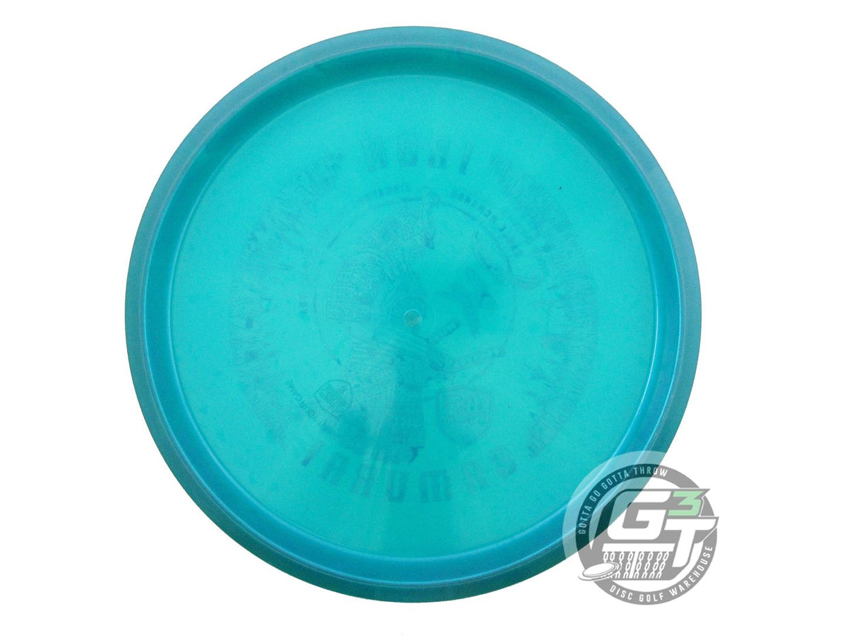 USED DiscMania IRON SAMURAI 4 Chroma MD3 177g Teal Blue Foil Midrange Golf Disc