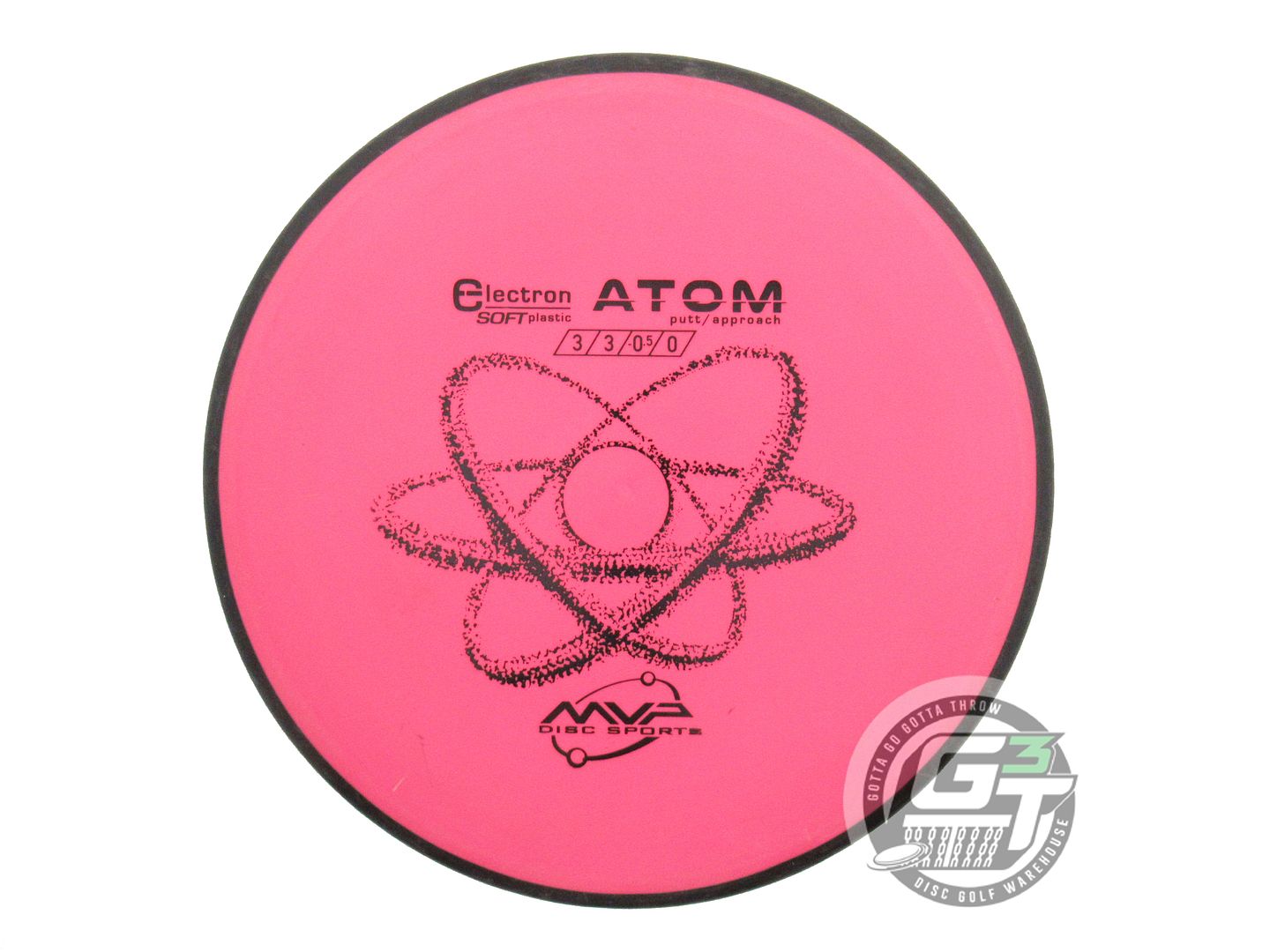 USED MVP Disc Sports Classic Electron Soft Atom 174g Pink A Putter Golf Disc