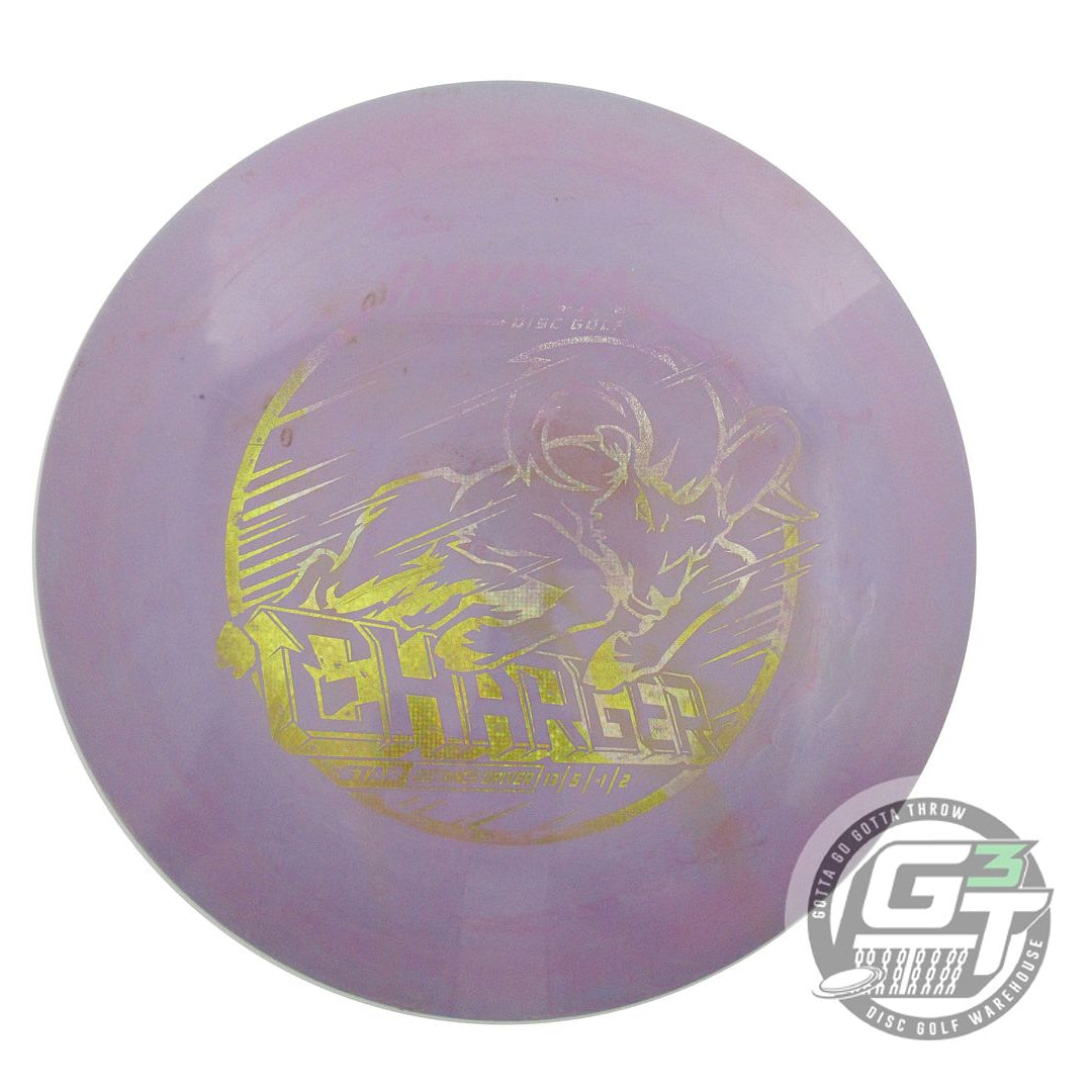 USED Innova Star Charger 175g Purple Yellow Foil Distance Driver Golf Disc