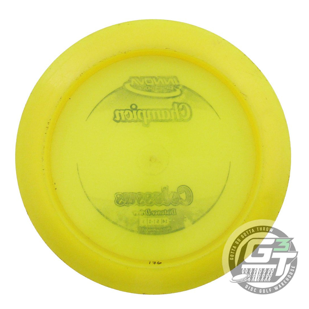 USED Innova Champion Colossus 176g Yellow Black Stamp Distance Driver Golf Disc