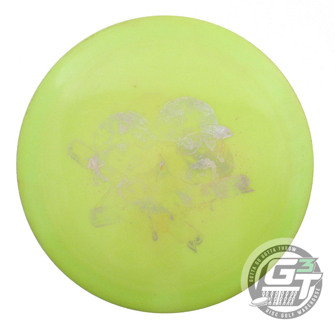USED Dynamic Discs X-OUT Fuzion Enforcer 169g Lime Distance Driver Golf Disc