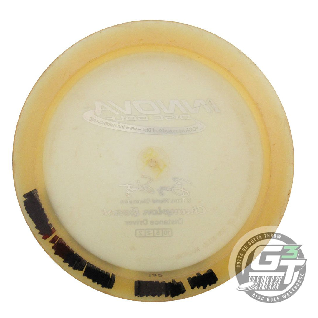 USED Innova Champion Beast 175g Lt. Yellow Blue Foil Distance Driver Golf Disc
