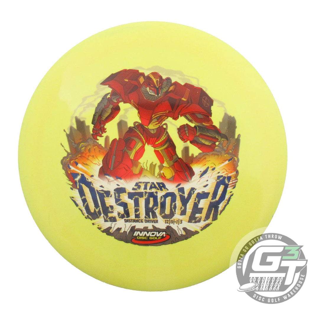 USED Innova INNfuse Star Destroyer 168g Yellow Driver Golf Disc