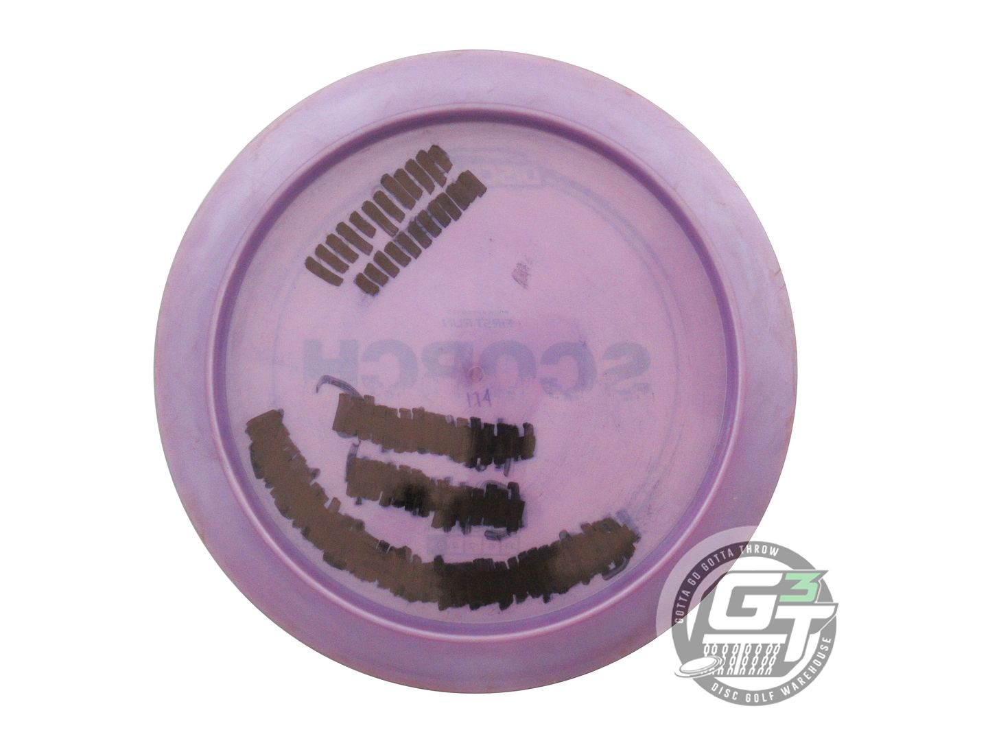USED Discraft FIRST RUN Z Scorch 174g Purple Silver Foil Distance Driver Disc