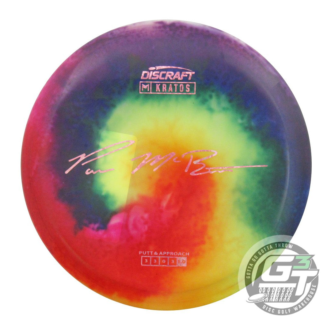 Discraft Paul McBeth Signature Fly Dye Elite Z Kratos Putter Golf Disc (Individually Listed)