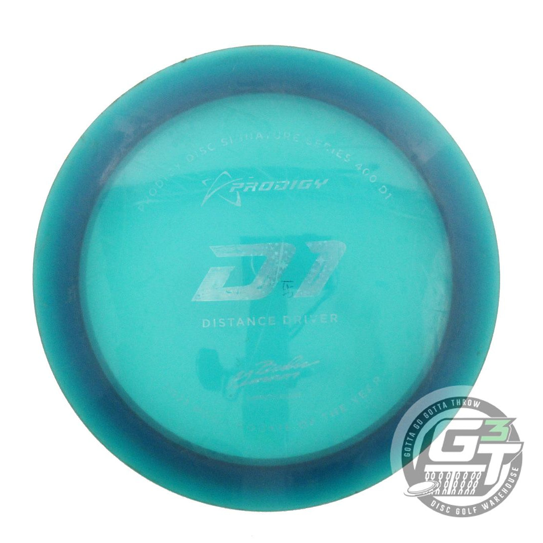USED Prodigy Discs 400 D1 176g Blue Teal Star Foil Distance Driver Golf Disc