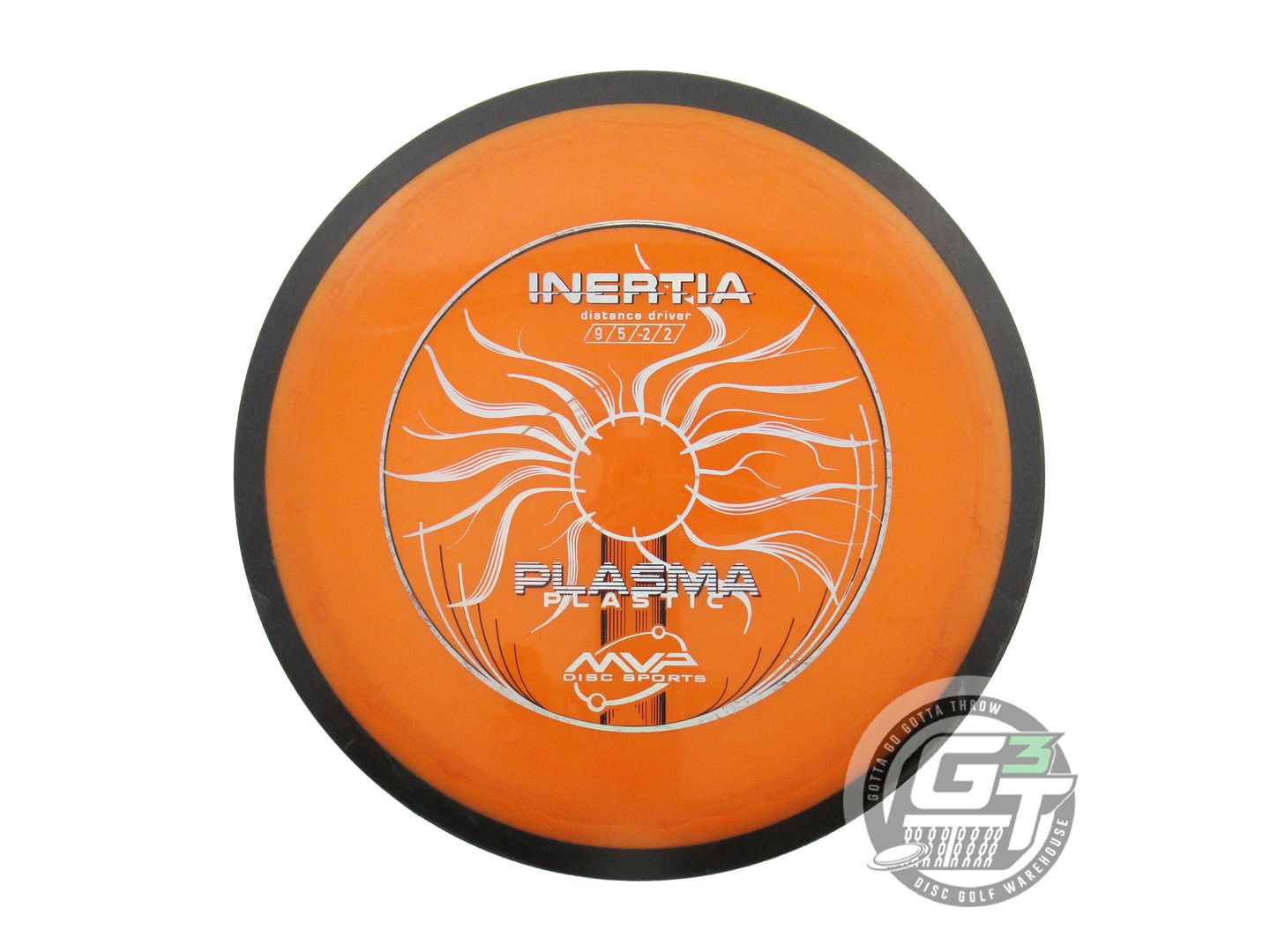 USED MVP Disc Sports Plasma Inertia 167g Orange Distance Driver Golf Disc
