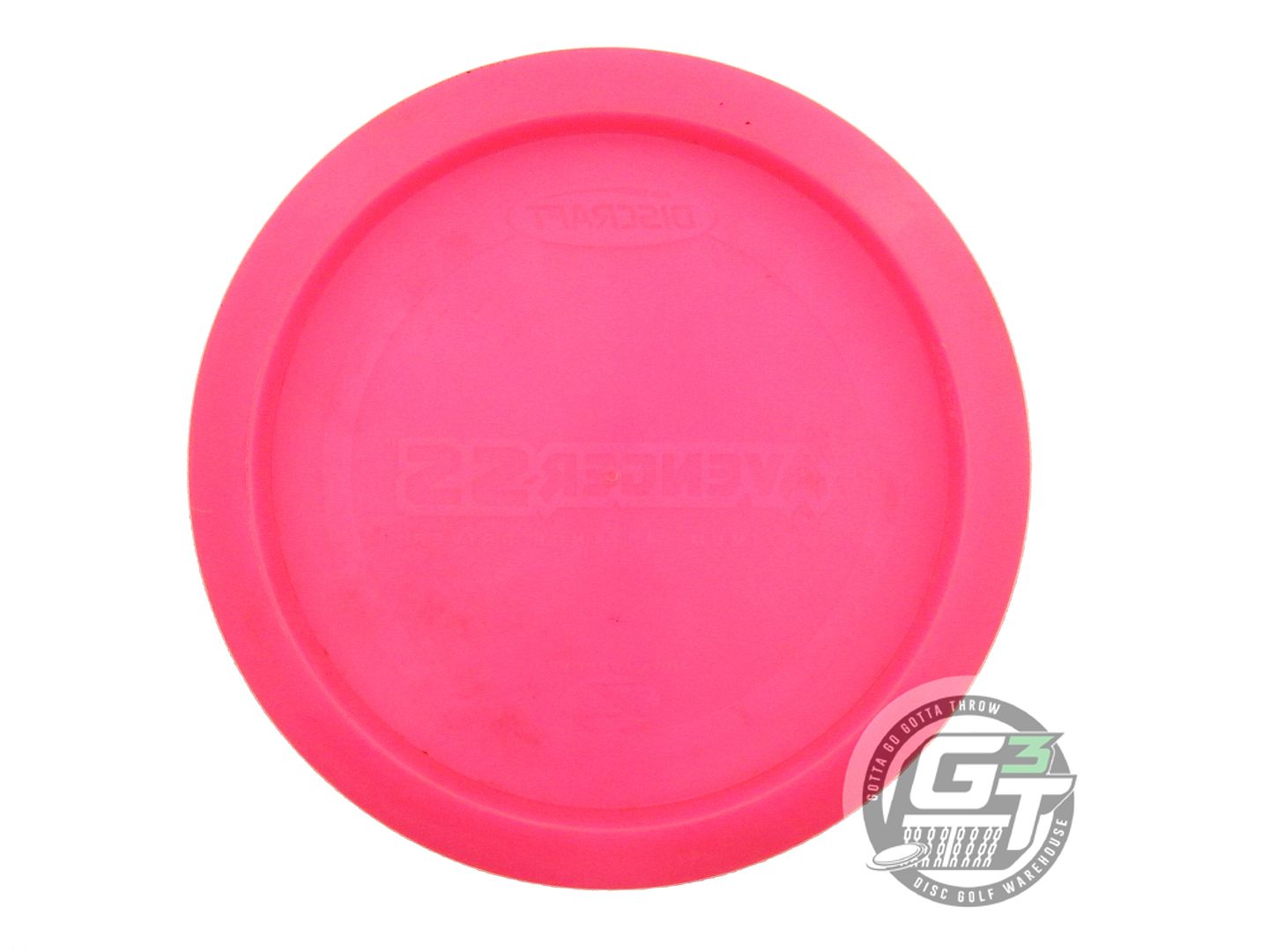 USED Discraft Z Avenger SS 165g Pink White Stamp Distance Driver Golf Disc