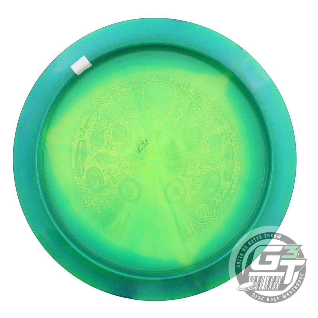 NOS Millennium Helio Quantum Zodiac 157g Blue-Green Distance Driver Golf Disc