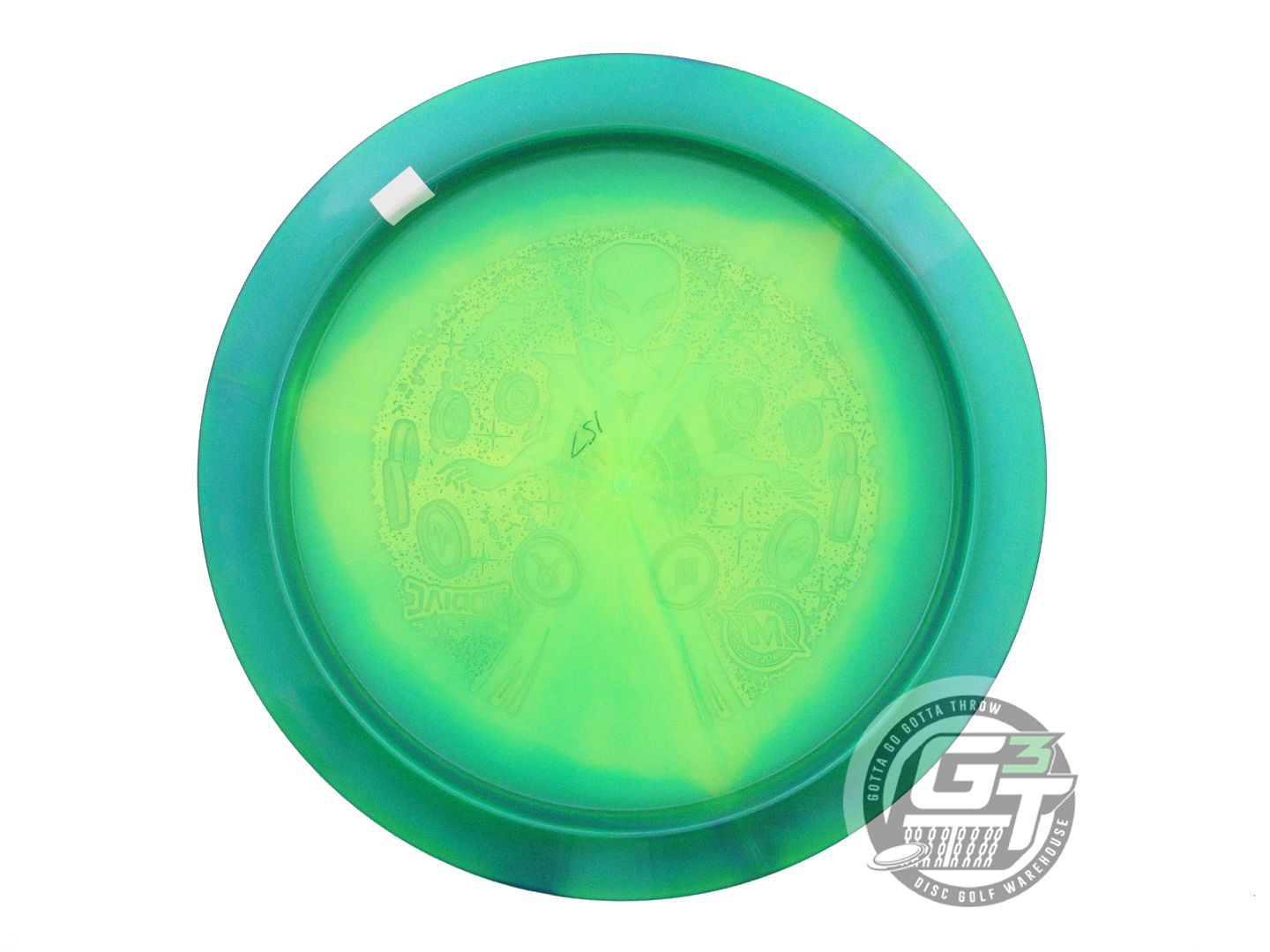 NOS Millennium Helio Quantum Zodiac 157g Blue-Green Distance Driver Golf Disc