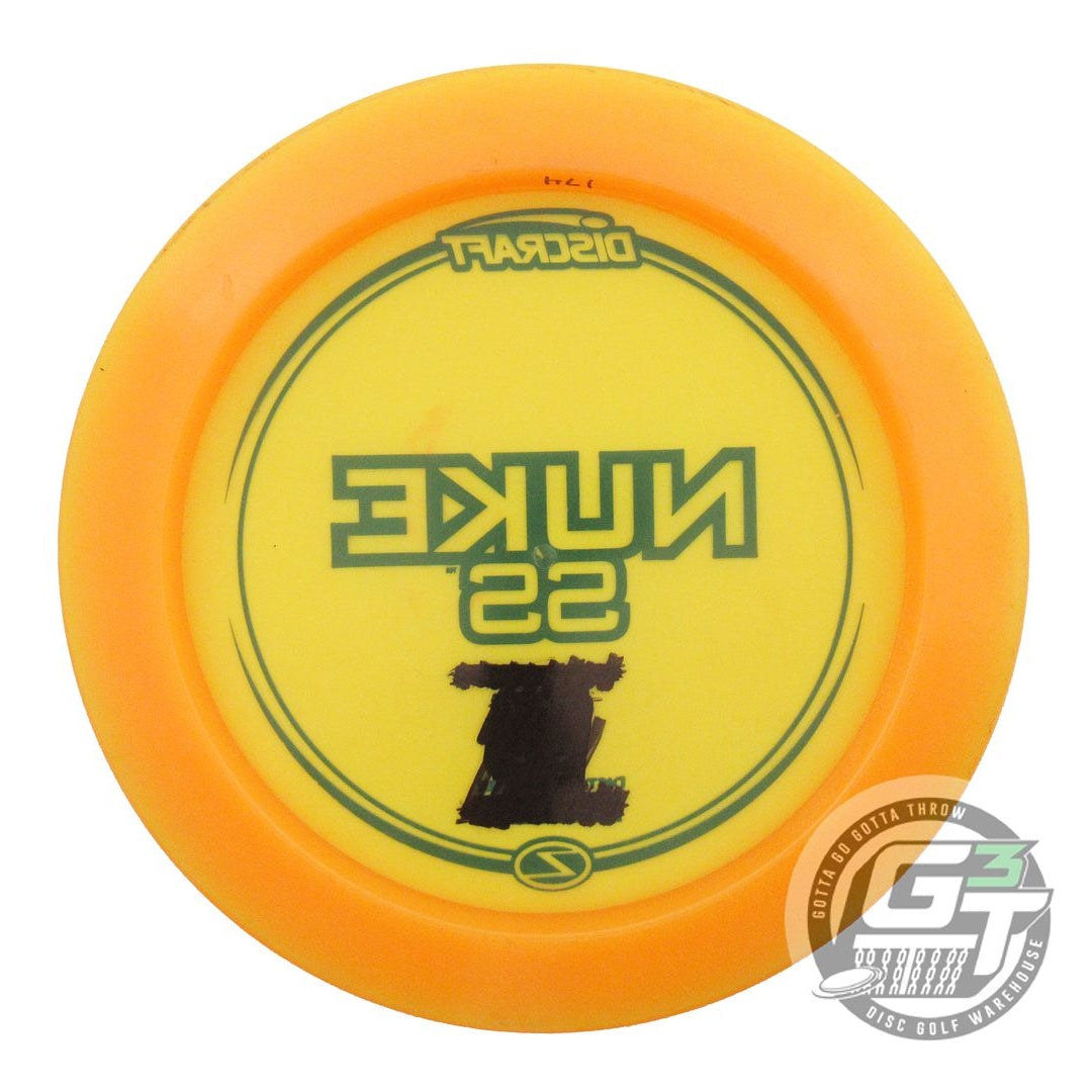 USED Discraft Z Nuke SS 174g Orange Black Stamp Distance Driver Golf Disc