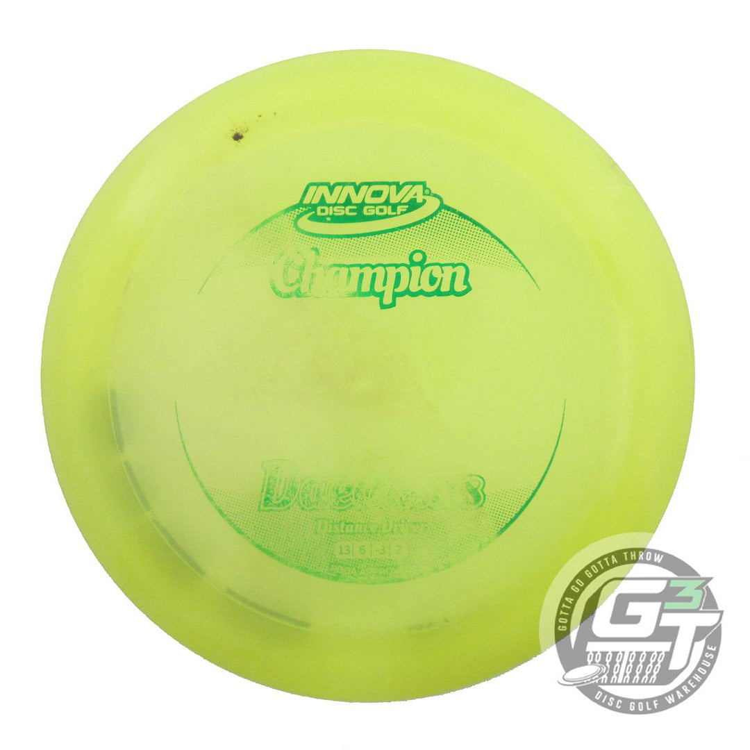 USED Innova Champion Daedalus 176g Yellow Green Foil Distance Driver Golf Disc