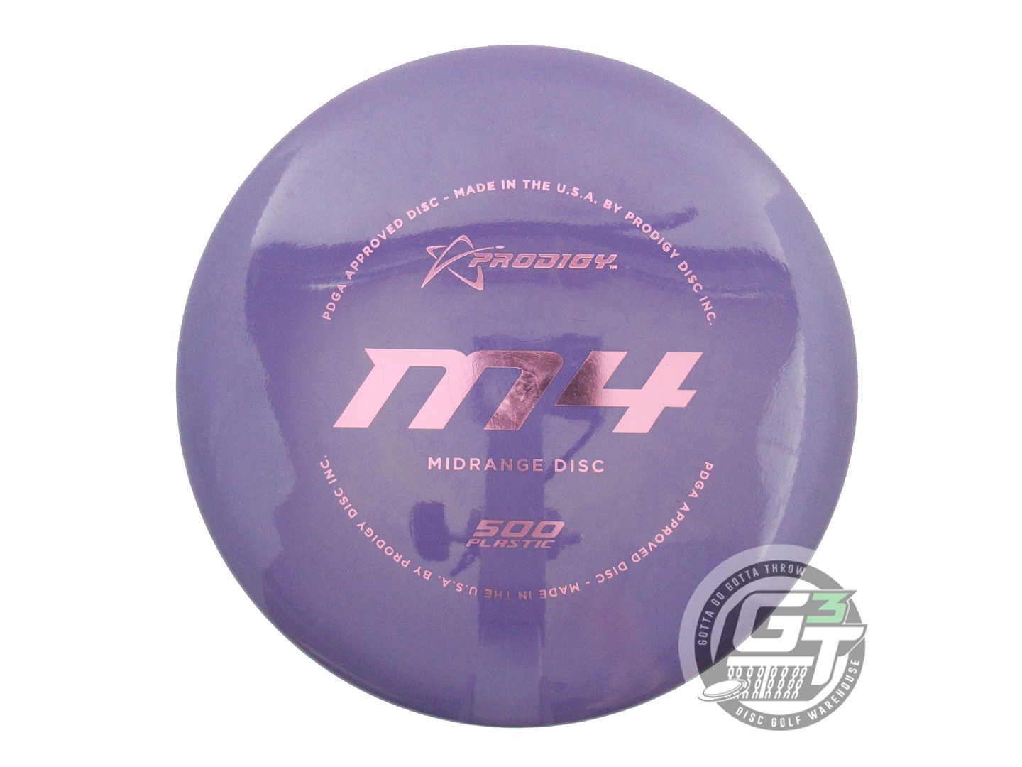 USED Prodigy Discs 500 M4 180g Purple Pink Foil Midrange Golf Disc