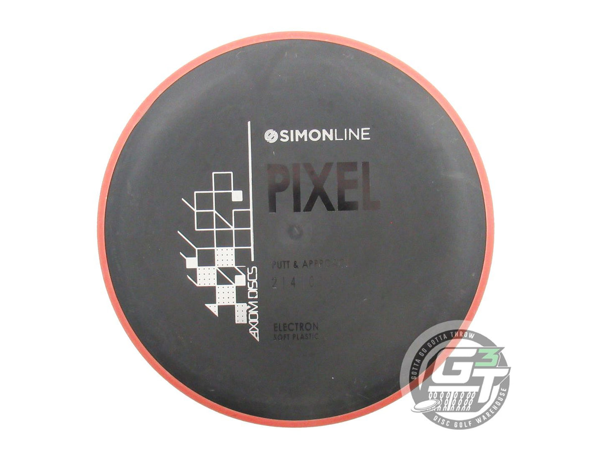 USED Axiom Discs Electron Soft Pixel 173g Black Red Rim Putter Golf Disc