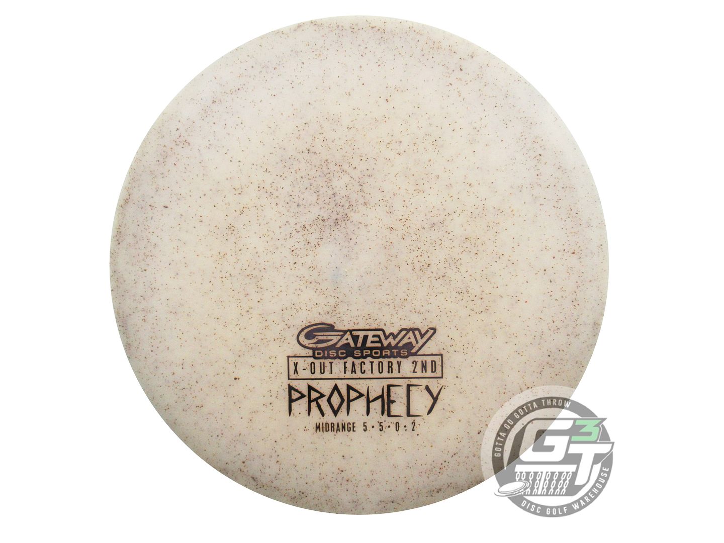 USED Gateway X-OUT Diamond Hemp Prophecy 179g Ivory Midrange Golf Disc