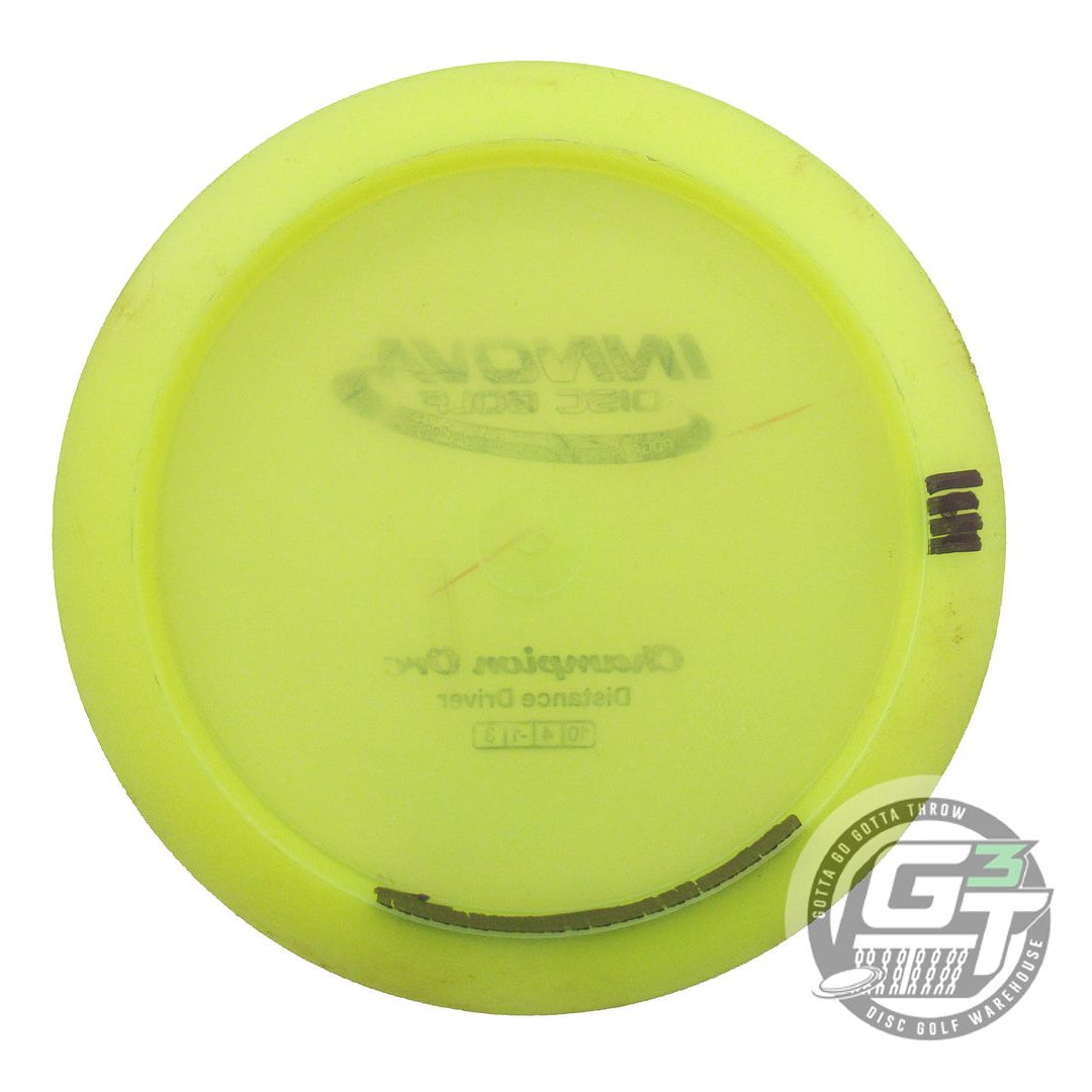 USED Innova Champion Orc 168g Yellow Blue Foil Distance Driver Golf Disc