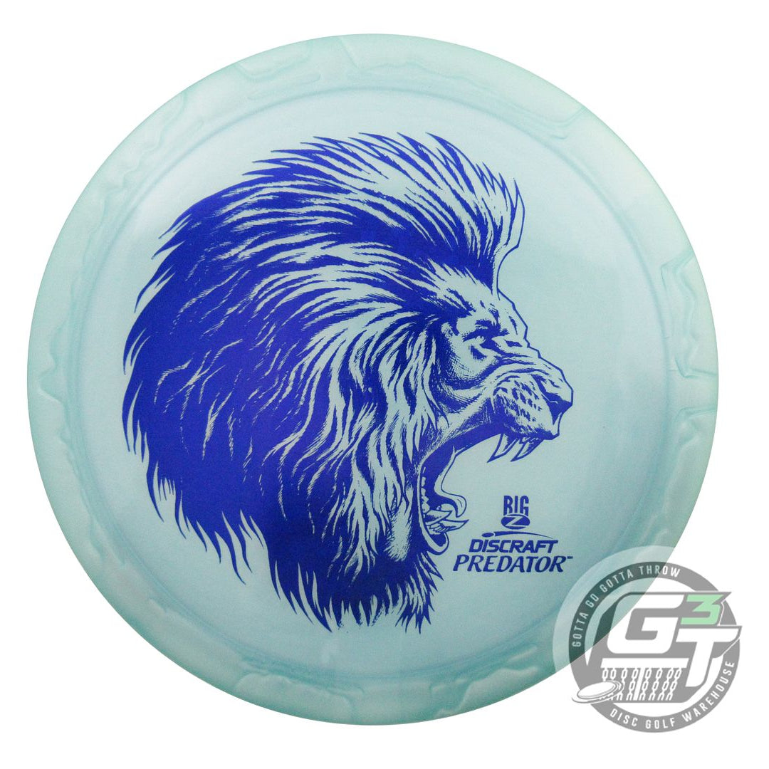 USED Discraft Big Z Predator 175g Aqua Blue Shatter Foil Fairway Driver Disc