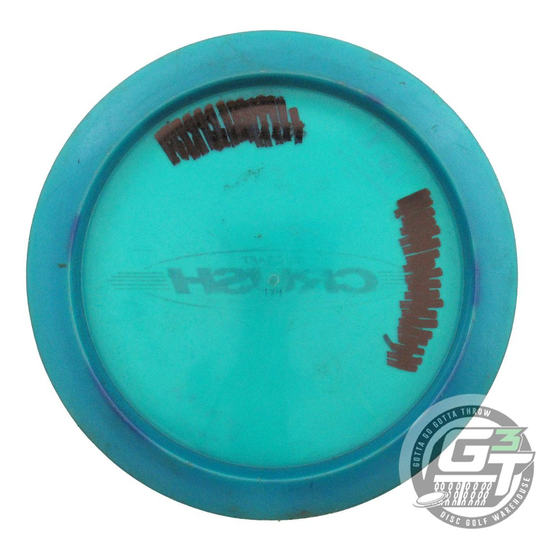 USED Discraft Elite Z Crush 174g Teal Silver Holo Foil Distance Driver Golf Disc