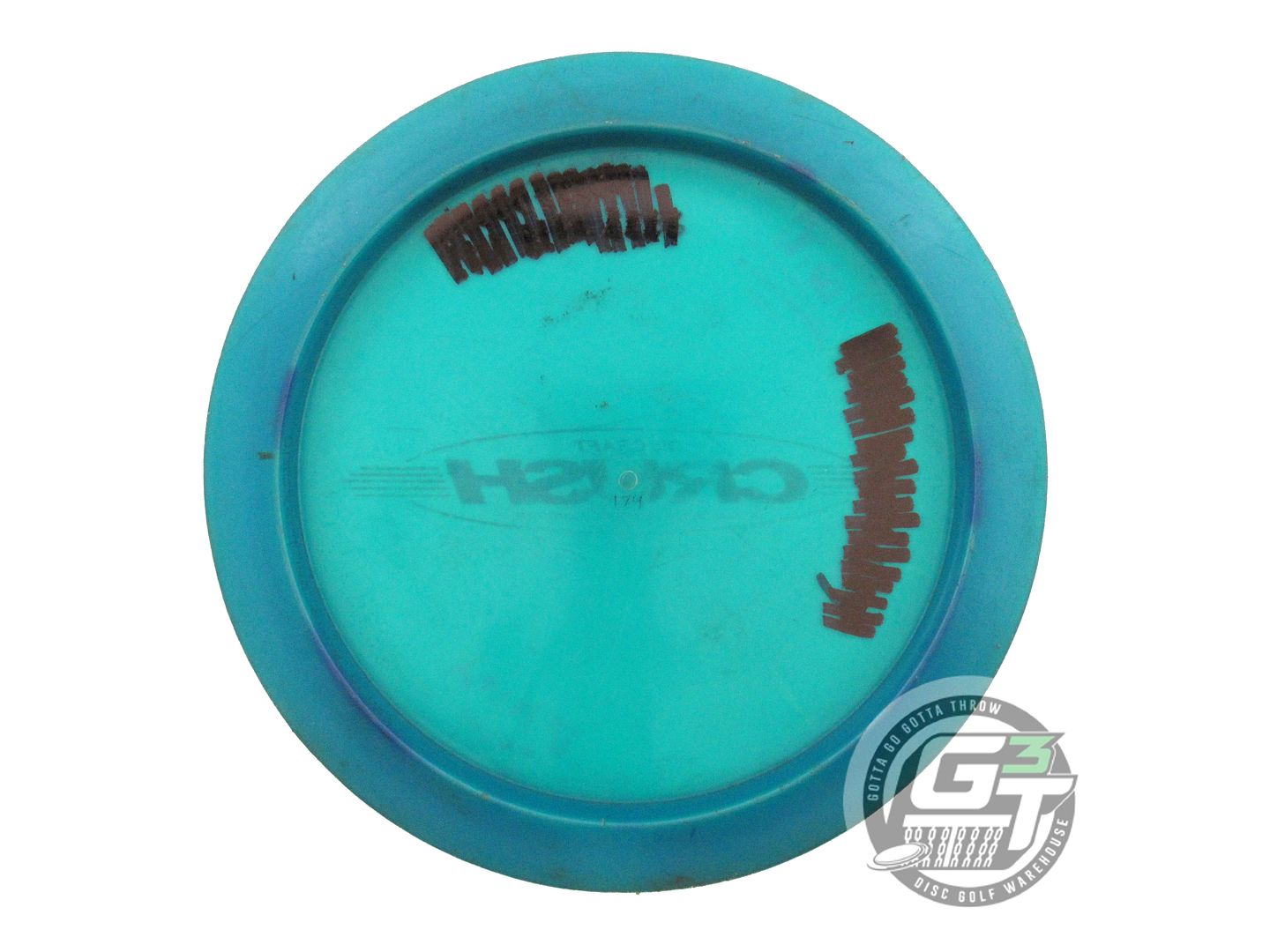 USED Discraft Elite Z Crush 174g Teal Silver Holo Foil Distance Driver Golf Disc