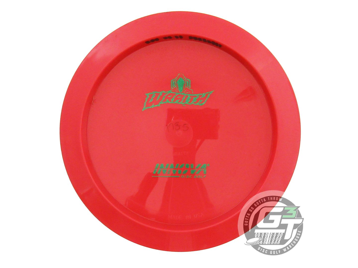 USED Innova Backstamp Star Wraith 175g Red Green Matrix Foil Driver Golf Disc