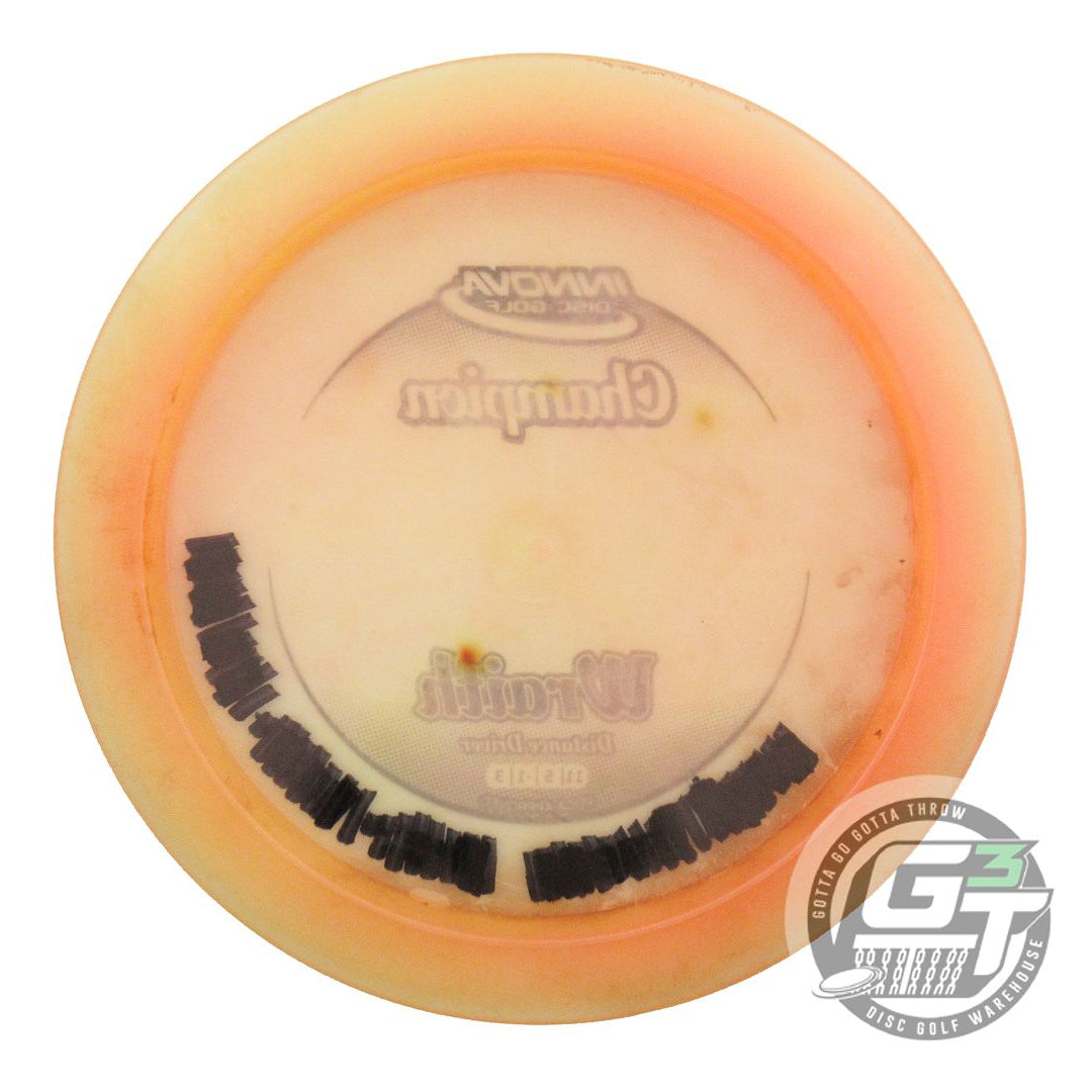USED Innova Champion Wraith 167g Peach Black Stamp Distance Driver Golf Disc