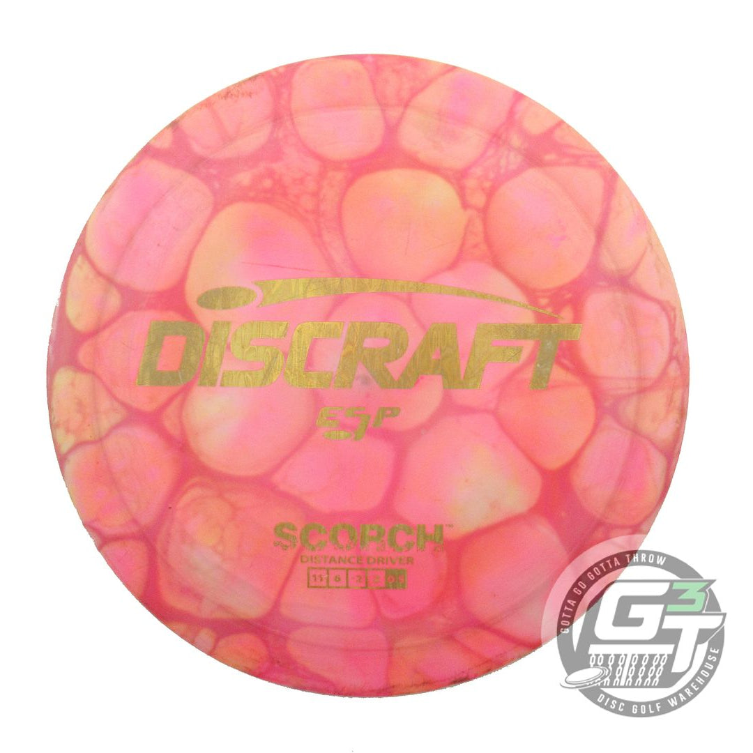 USED Discraft ESP Scorch 174g Tan HOME DYED Distance Driver Golf Disc
