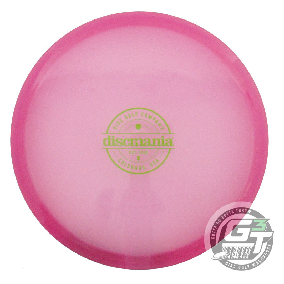 USED DiscMania Color Glow C-Line MD1 177g Pink Lime Stamp Midrange Golf Disc