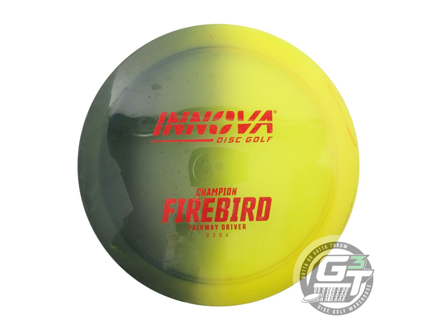 USED Innova Champion Firebird 175g Yellow HOME DYED Distance Driver Golf Disc