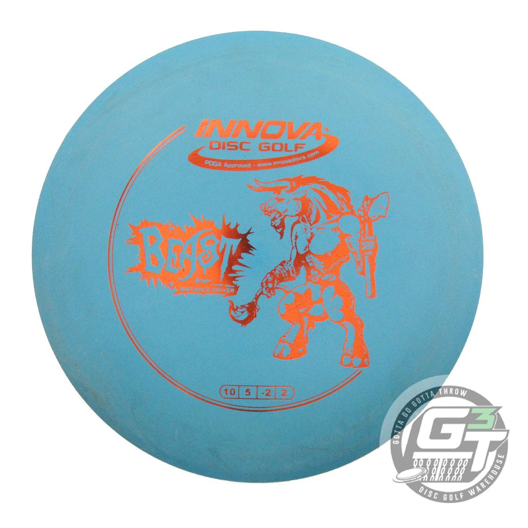 USED Innova DX Beast 166g Teal Orange Foil Distance Driver Golf Disc