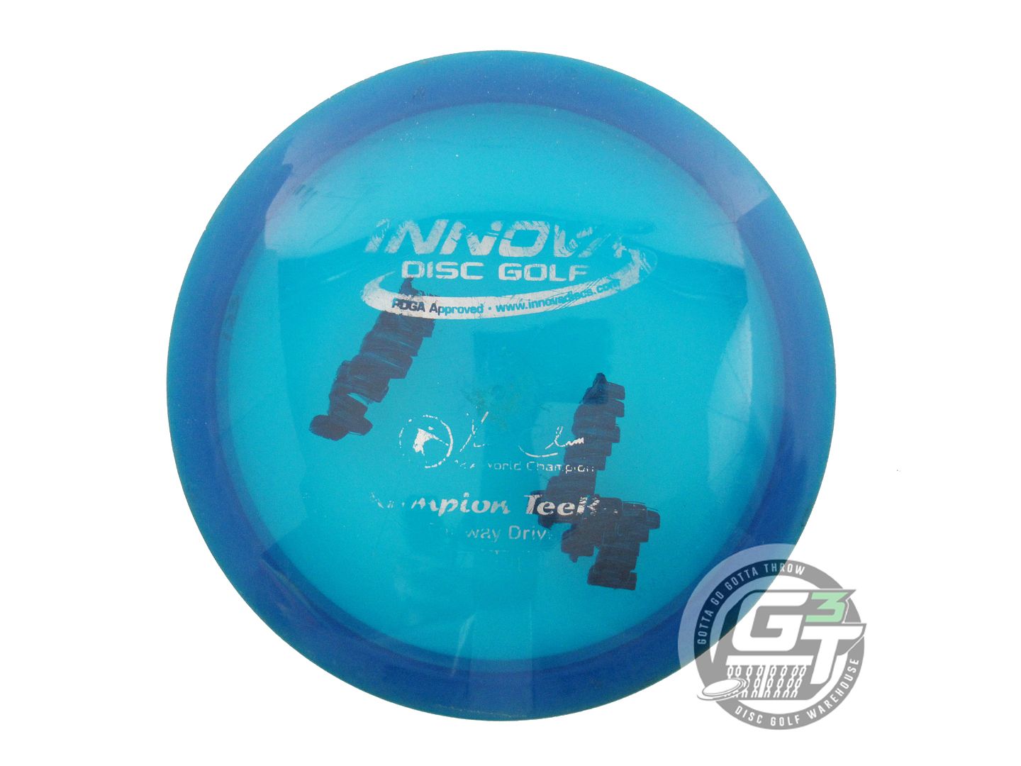 USED Innova Champion Teebird 173g Blue Silver Foil Fairway Driver Golf Disc