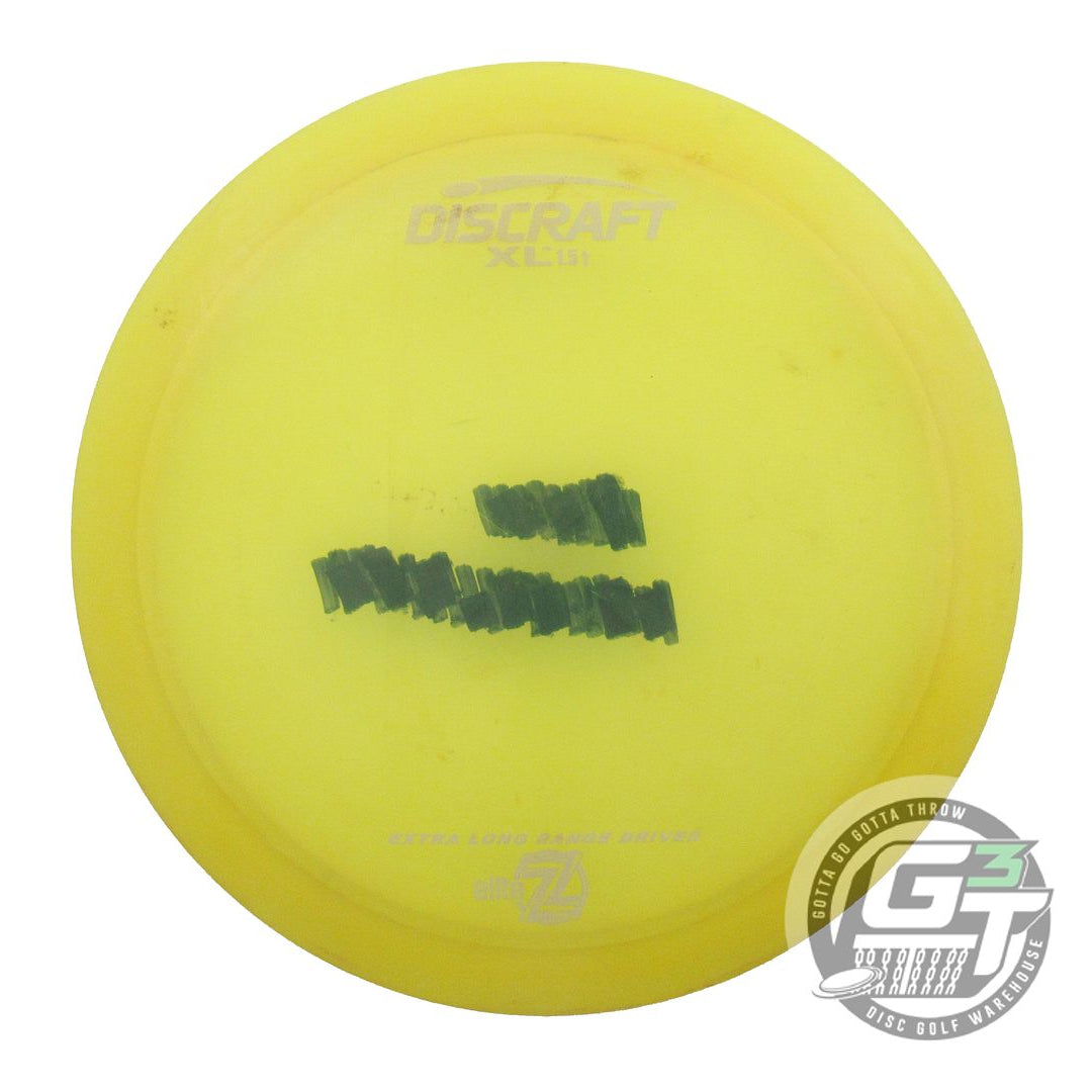 USED Discraft Elite Z XL 173g Yellow White Stamp PFN Distance Driver Golf Disc