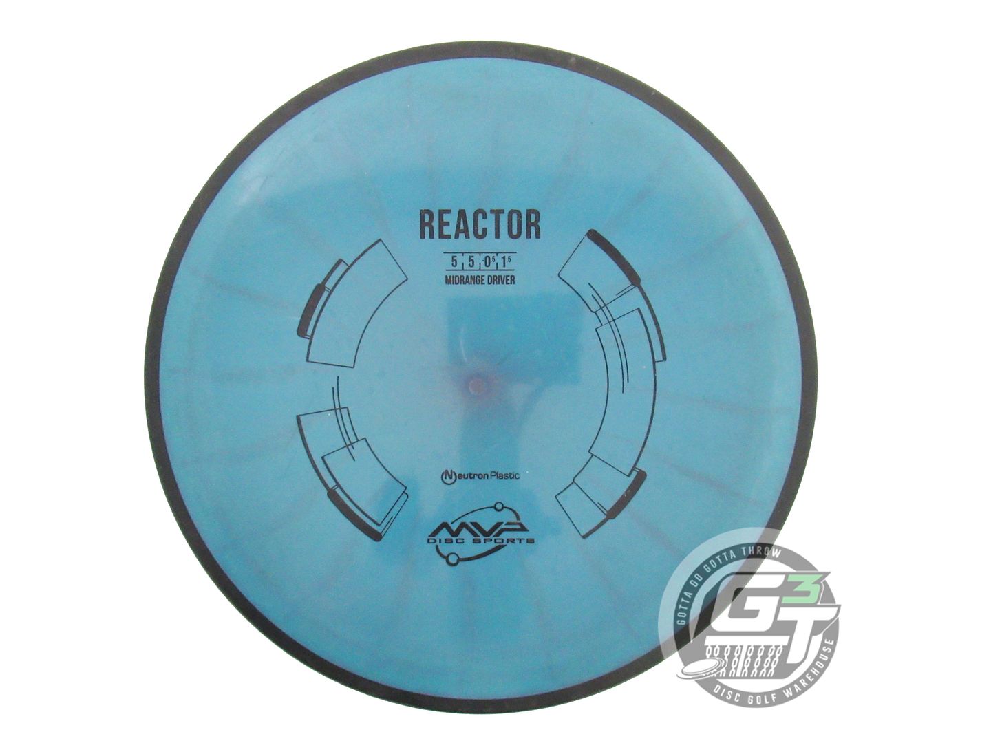 USED MVP Disc Sports Neutron Reactor 177g Dark Teal Midrange Golf Disc